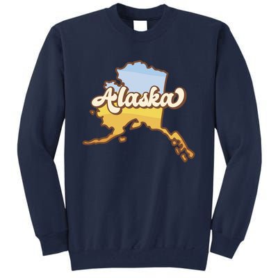 Retro Alaska State Logo Tall Sweatshirt