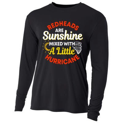 Redheads Are Sunshine Mixed With A Little Hurricane Red Hair Cooling Performance Long Sleeve Crew