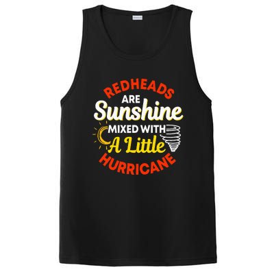 Redheads Are Sunshine Mixed With A Little Hurricane Red Hair PosiCharge Competitor Tank