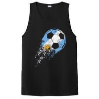 Retro Argentina Soccer Argentinian Flag Pride Soccer PosiCharge Competitor Tank