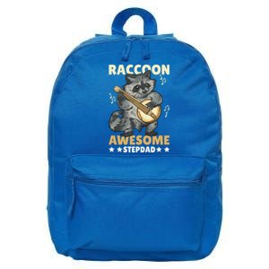 Raccoon Awesome Stepdad For Father's Day Gift 16 in Basic Backpack