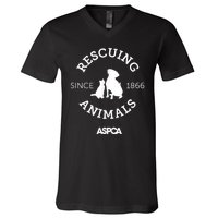 Rescuing Animals Since 1866 V-Neck T-Shirt