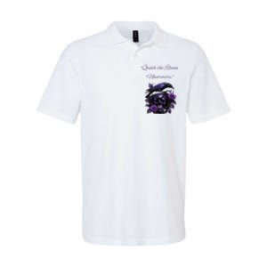 Raven And Skull With Roses Quoth The Raven Softstyle Adult Sport Polo