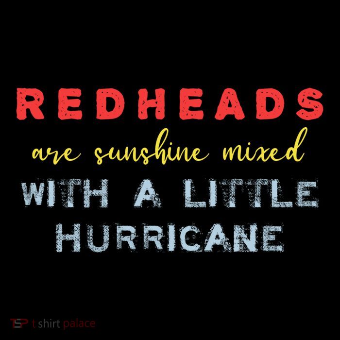 Redheads Are Sunshine Mixed With A Little Hurricane Meaningful Gift Sustainable Bucket Hat