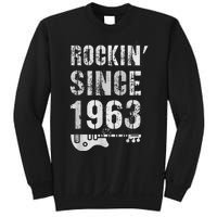 Rockin' Awesome Since 1963 Legendary Rockstar 60th Birthday Sweatshirt