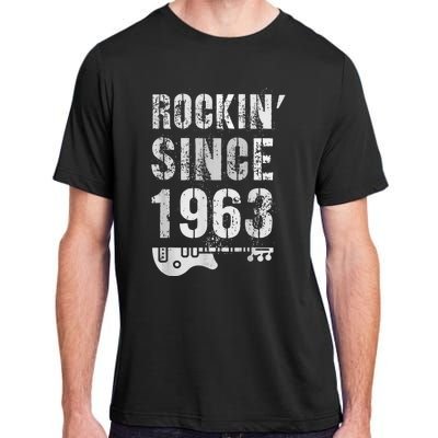 Rockin' Awesome Since 1963 Legendary Rockstar 60th Birthday Adult ChromaSoft Performance T-Shirt