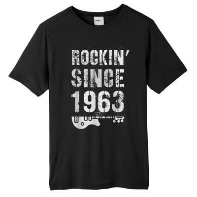 Rockin' Awesome Since 1963 Legendary Rockstar 60th Birthday Tall Fusion ChromaSoft Performance T-Shirt