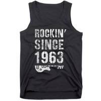 Rockin' Awesome Since 1963 Legendary Rockstar 60th Birthday Tank Top