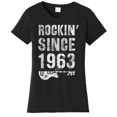 Rockin' Awesome Since 1963 Legendary Rockstar 60th Birthday Women's T-Shirt