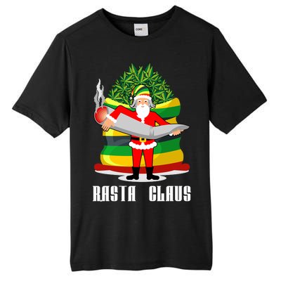 Rasta Claus Santa Funny Christmas Tall Fusion ChromaSoft Performance T-Shirt