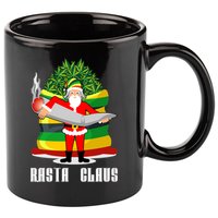 Rasta Claus Santa Funny Christmas 11oz C Handle Ceramic Mug