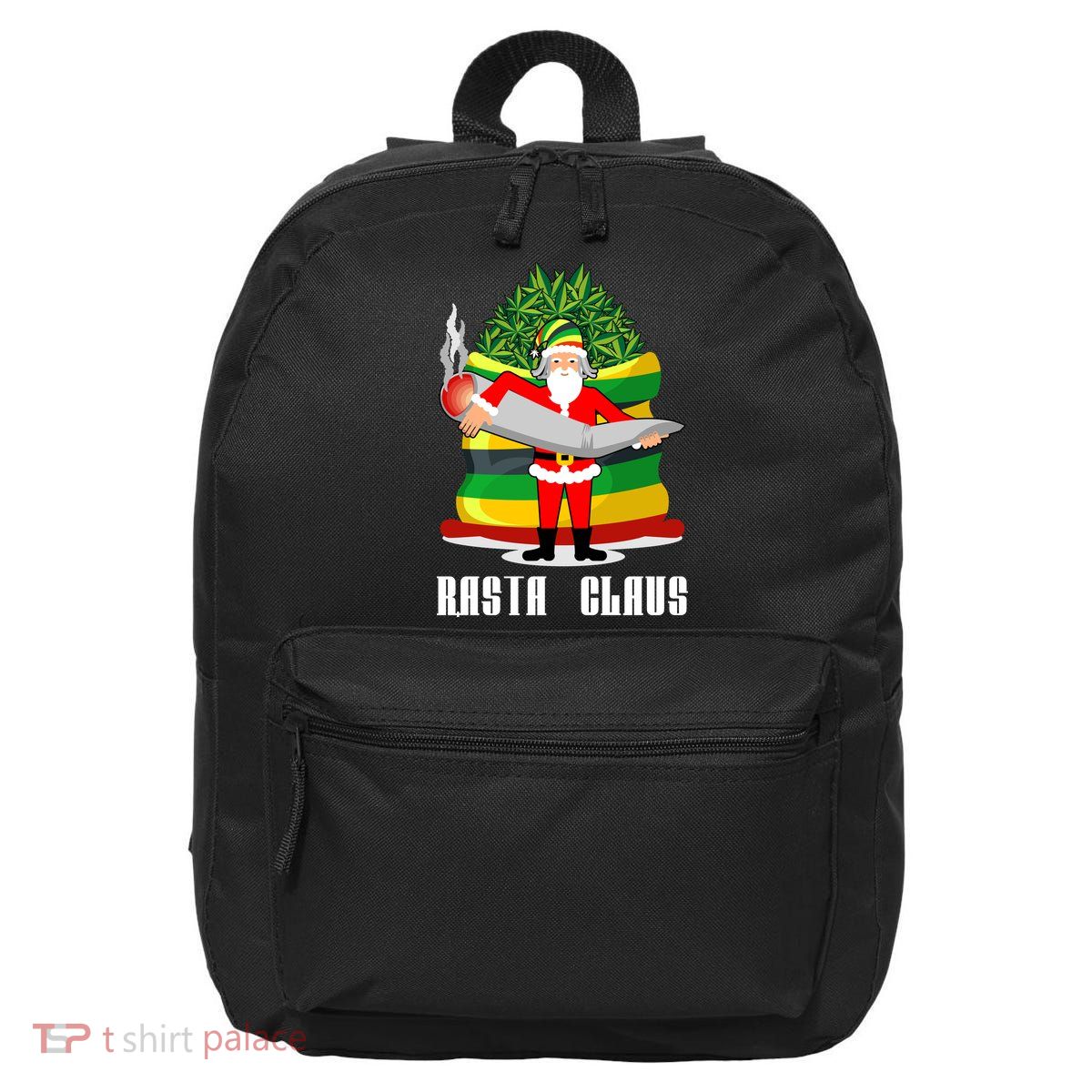 Rasta Claus Santa Funny Christmas 16 in Basic Backpack