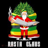 Rasta Claus Santa Funny Christmas 16 in Basic Backpack