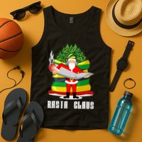 Rasta Claus Santa Funny Christmas Tank Top