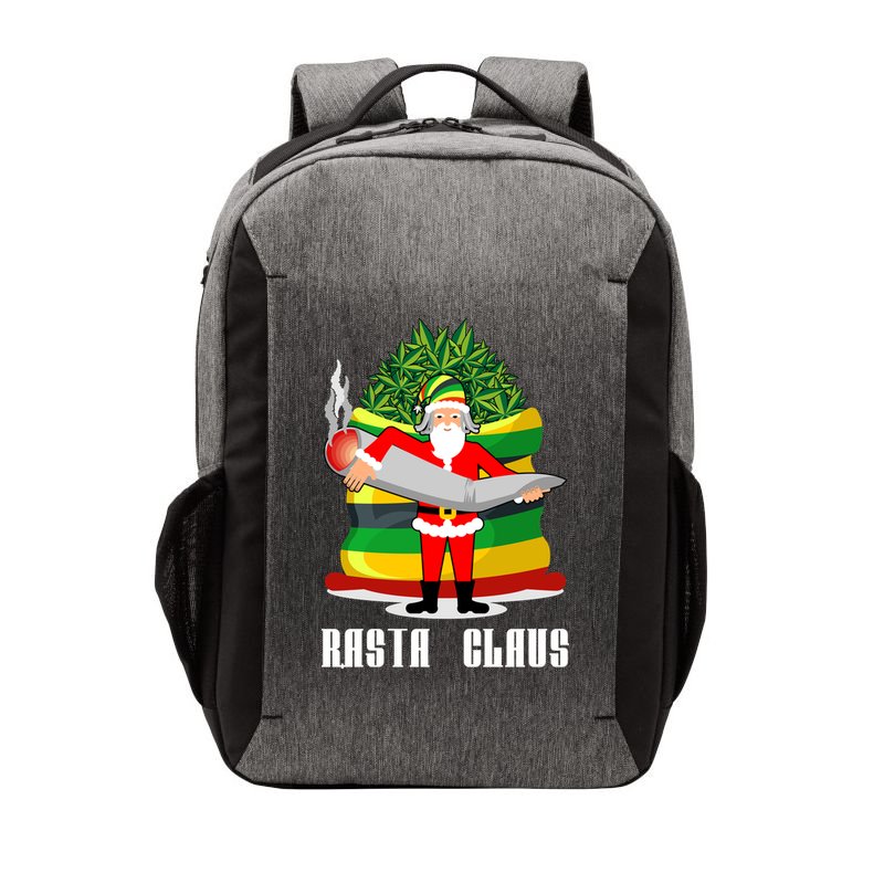 Rasta Claus Santa Funny Christmas Vector Backpack