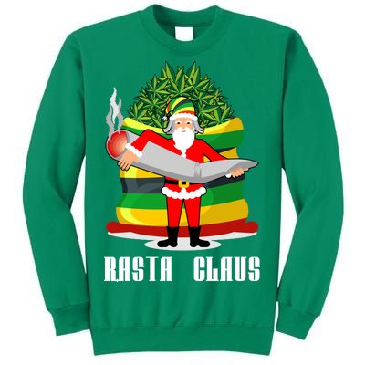 Rasta Claus Santa Funny Christmas Sweatshirt