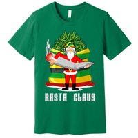 Rasta Claus Santa Funny Christmas Premium T-Shirt