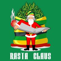 Rasta Claus Santa Funny Christmas Kids Sweatshirt