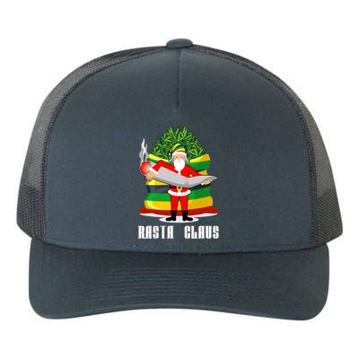 Rasta Claus Santa Funny Christmas Yupoong Adult 5-Panel Trucker Hat