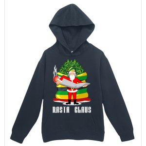 Rasta Claus Santa Funny Christmas Urban Pullover Hoodie