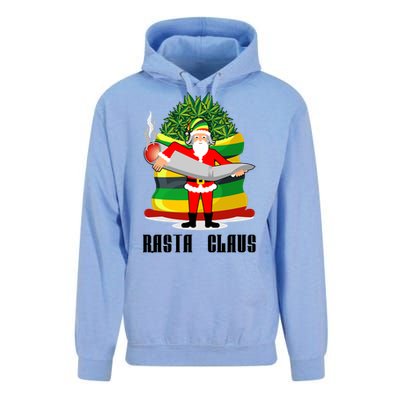 Rasta Claus Santa Funny Christmas Unisex Surf Hoodie