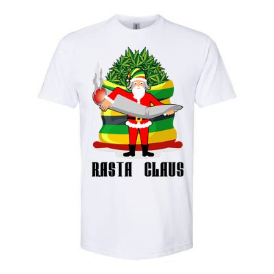 Rasta Claus Santa Funny Christmas Softstyle CVC T-Shirt