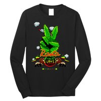 Rasta Jamaica Peace Love Unity Long Sleeve Shirt