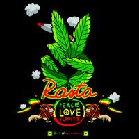Rasta Jamaica Peace Love Unity V-Neck T-Shirt