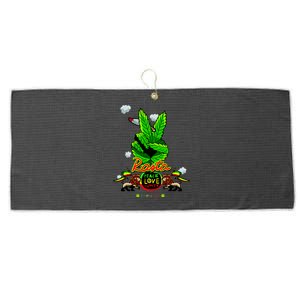 Rasta Jamaica Peace Love Unity Large Microfiber Waffle Golf Towel