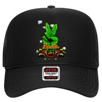 Rasta Jamaica Peace Love Unity Trucker Hat