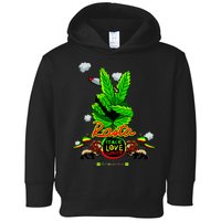 Rasta Jamaica Peace Love Unity Toddler Hoodie