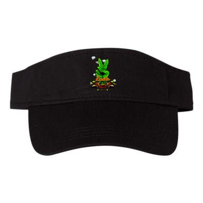 Rasta Jamaica Peace Love Unity Valucap Bio-Washed Visor