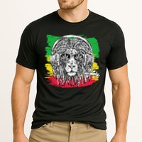Rasta Lion With Glasses Smoking A Joint Performance Shirt