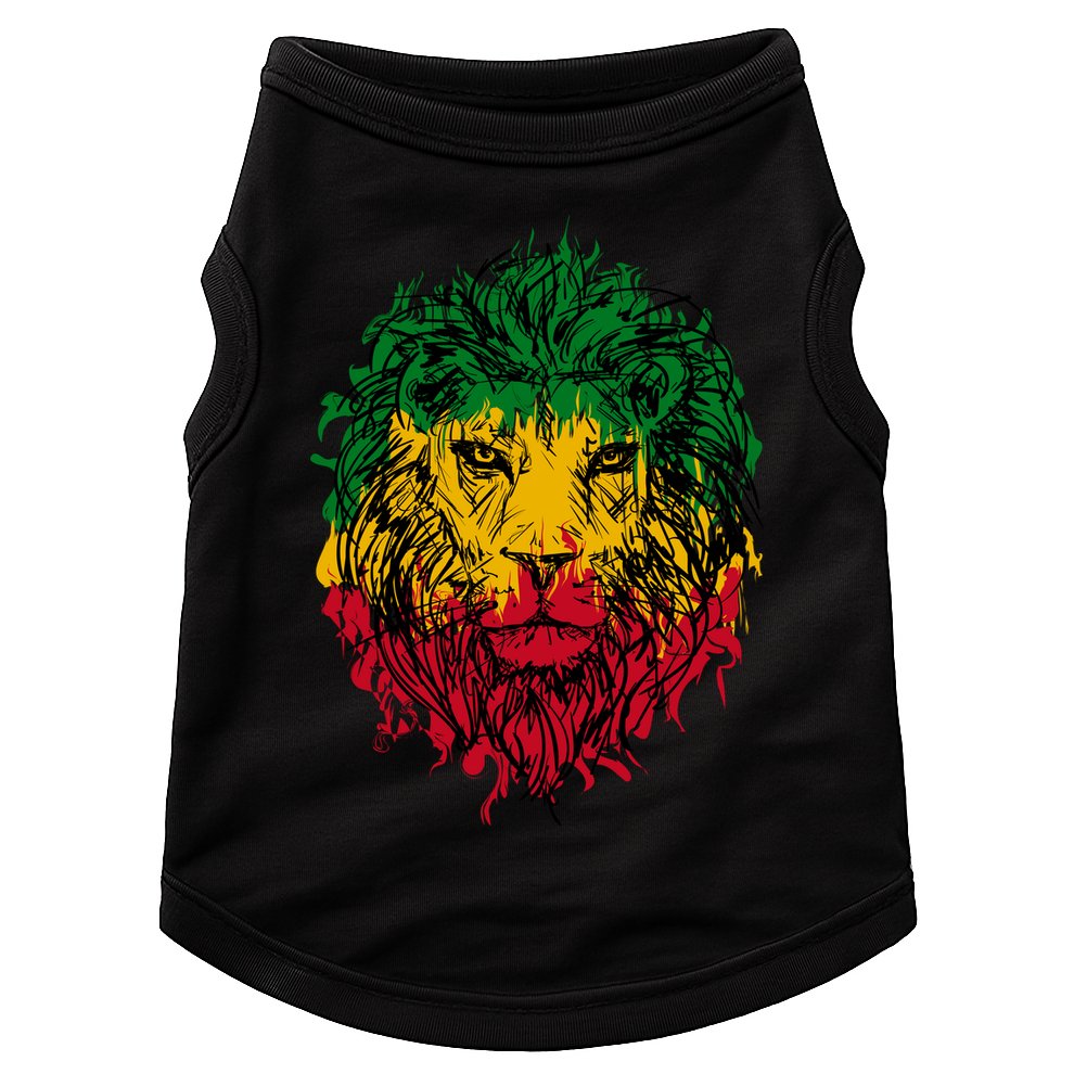 Rasta theme with lion head Doggie Tank