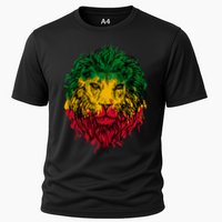 Rasta theme with lion head Cooling Performance Crew T-Shirt