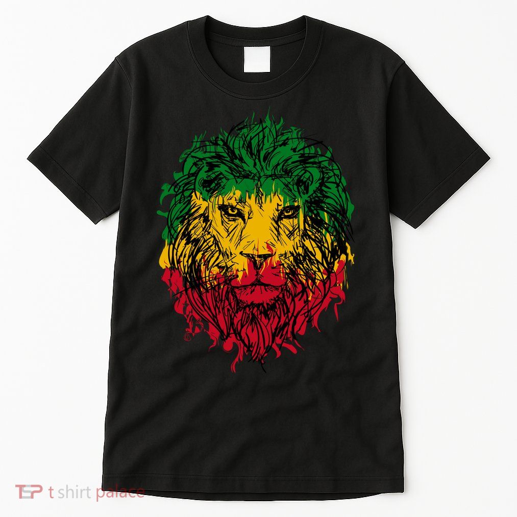Rasta theme with lion head Tall T-Shirt
