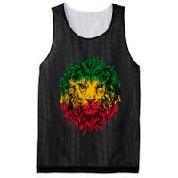 Rasta theme with lion head Mesh Reversible Basketball Jersey Tank