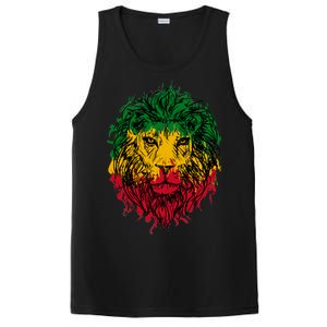 Rasta theme with lion head PosiCharge Competitor Tank