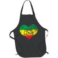 Rastafari One Love Vintage Jamaican Heart Apron