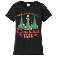 Rockin Around The Xmas Tree Nurse Respiratory Therapist Women's T-Shirt