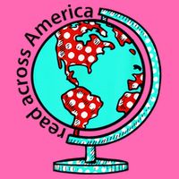 Reads Across That America Reading Lover Teacher Reader Stripe Pom Pom Beanie
