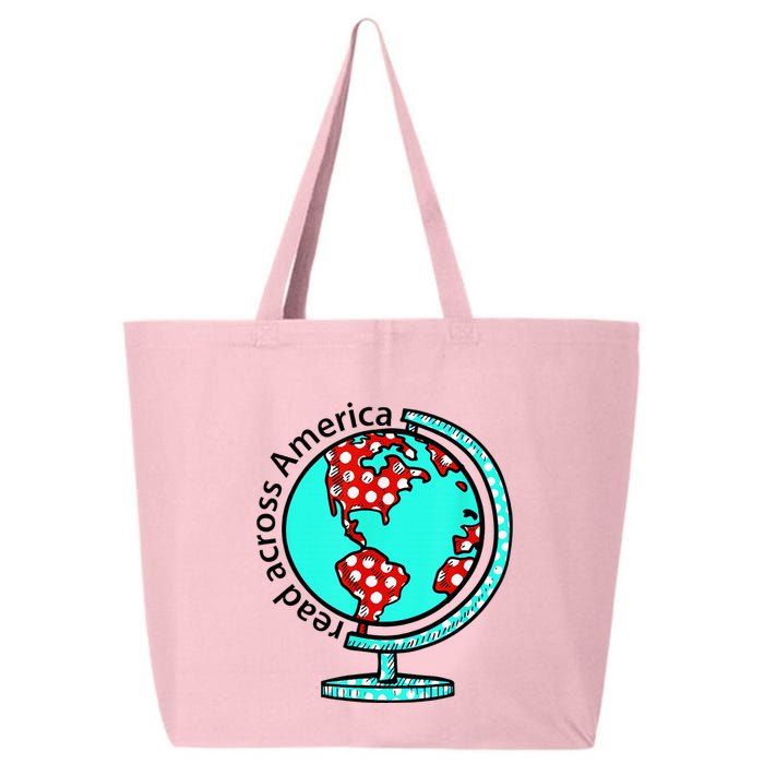 Reads Across That America Reading Lover Teacher Reader 25L Jumbo Tote