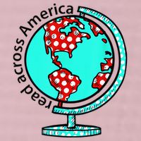 Reads Across That America Reading Lover Teacher Reader 25L Jumbo Tote