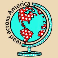 Reads Across That America Reading Lover Teacher Reader Drawstring Bag