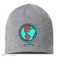 Reads Across That America Reading Lover Teacher Reader Sustainable Beanie