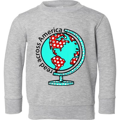 Reads Across That America Reading Lover Teacher Reader Toddler Sweatshirt