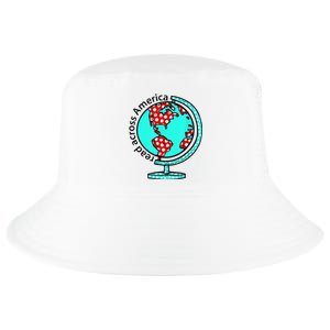 Reads Across That America Reading Lover Teacher Reader Cool Comfort Performance Bucket Hat