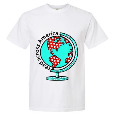 Reads Across That America Reading Lover Teacher Reader Garment-Dyed Heavyweight T-Shirt