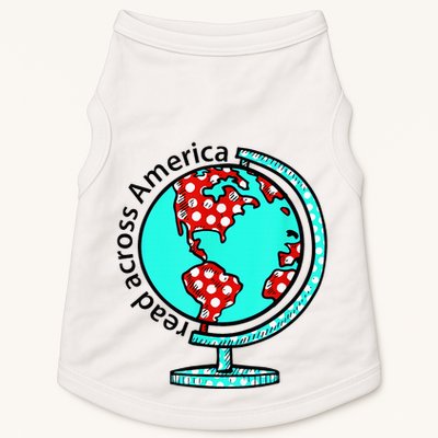 Reads Across That America Reading Lover Teacher Reader Doggie Tank
