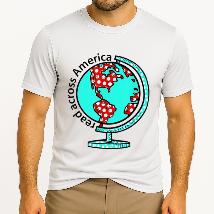 Reads Across That America Reading Lover Teacher Reader Performance Shirt